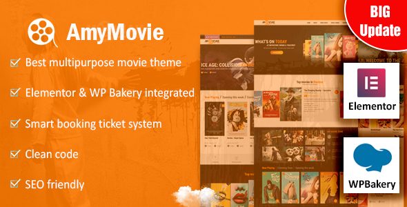 AmyMovie - Film and Cinema WordPress Theme