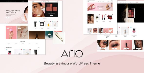 Ario – Beauty and Skincare WordPress Theme with AI