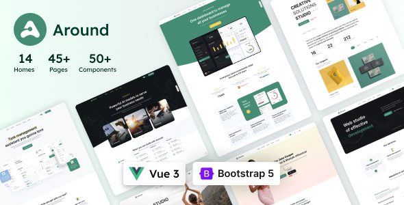 Around - Vue 3 Multipurpose Landing Template