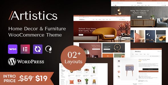Artistics - Home Decor, Art & Crafts WooCommerce Theme