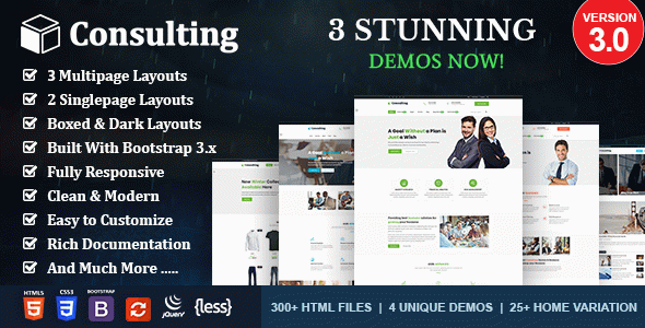 B Consulting HTML Template