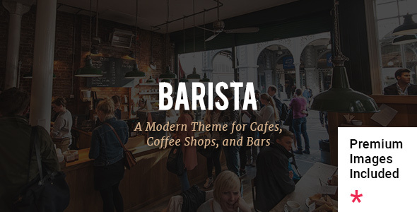 Barista - Modern WordPress Theme for Cafes, Coffee Shops and Bars