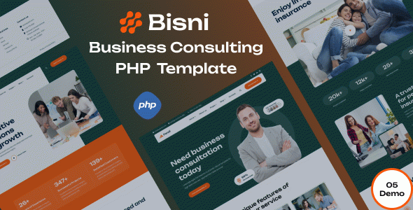 Bisni - Business Consulting PHP Template