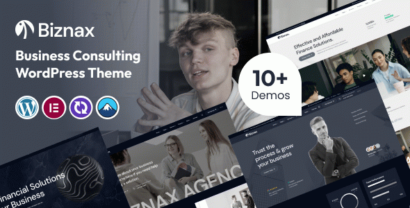 Biznax - Business Consulting WordPress Theme