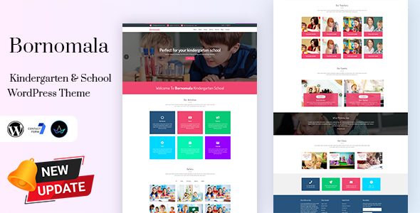 Bornomala - Kindergarten & School WordPress Theme