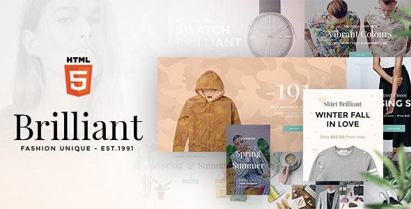 Brilliant - Morden Ecommerce HTML5 Template