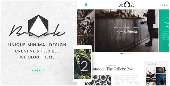 Brook | Light & Responsive WordPress Blog Theme
