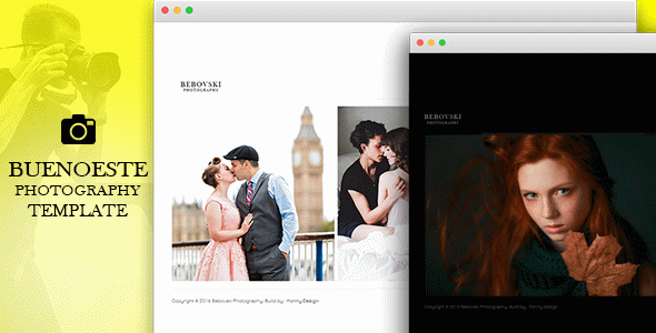 Buenoeste Photography - Creative Template for Photography by Photographers