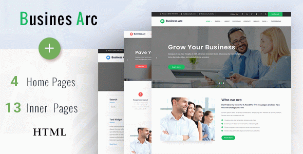 Business Arc - Multi Purpose Corporate HTML Template