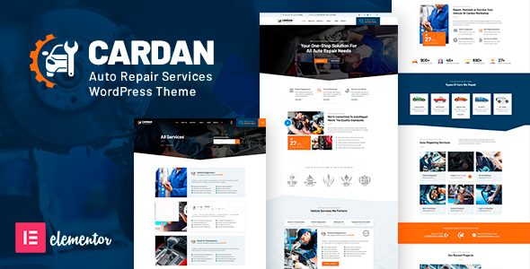 Cardan - Auto Repair WordPress Theme