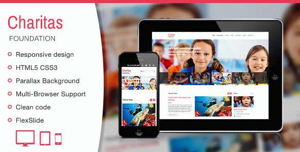 Charitas / Foundation HTML Template
