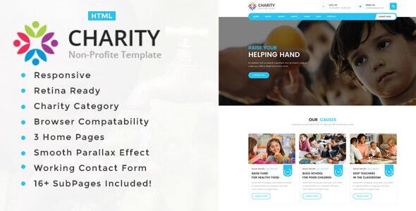 Charity Non-Profit HTML5 Template
