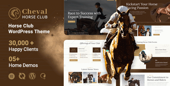 Cheval - Horse Club & Equestrian WordPress Theme