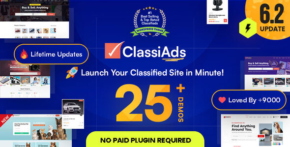 Classiads - Classified Ads WordPress Theme
