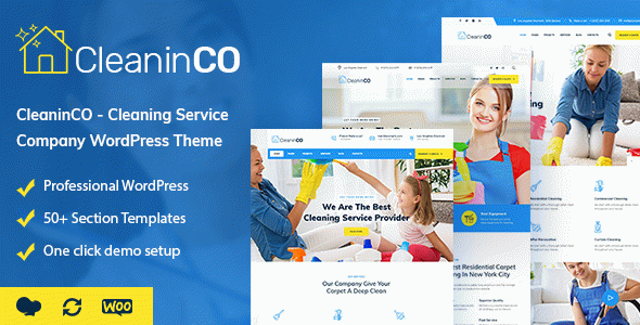 CleaninCO - Cleaning Services WordPress Theme