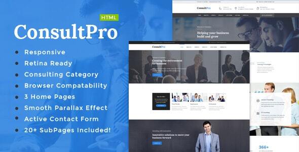 ConsultPro : Consultancy HTML Template