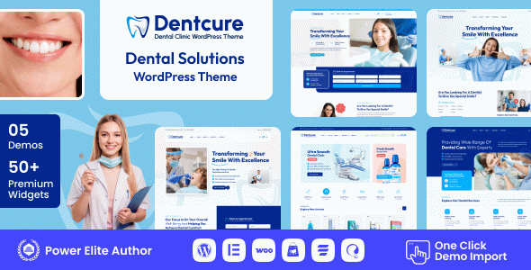 Dentcure - Dentist & Dental Clinic WordPress Theme