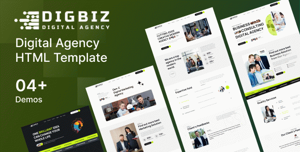 Digbiz - Digital Business Agency HTML Template
