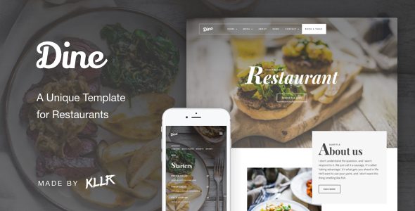 Dine - A Unique Restaurant Template