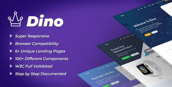 Dino - Landing Pages HTML Template