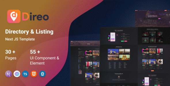 Direo — The Modern Directory & Listings Next.js Template