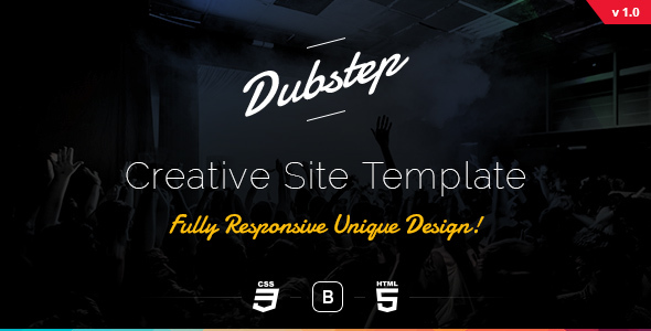 Dubstep - Creative Site Template