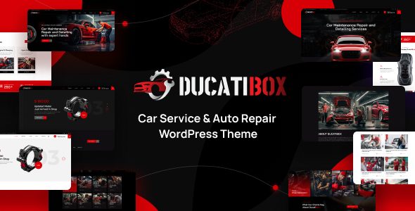 Ducatibox - Car Service & Auto Repair WordPress Theme