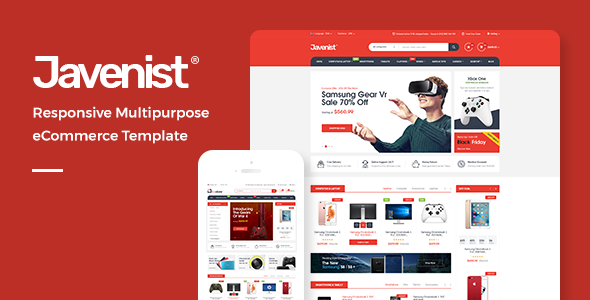 eCommerce HTML Template - Javenist RTL