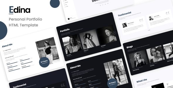 Edina - Personal Portfolio Template