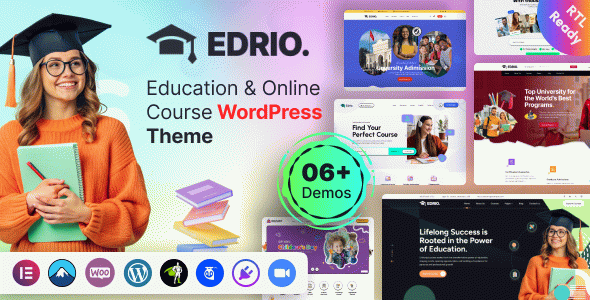 Edrio - Education & Online Course WordPress Theme