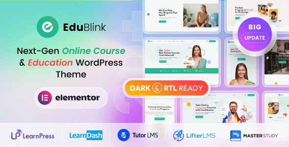 EduBlink - Education & Online Course WordPress Theme