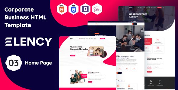Elency - Multipurpose Corporate Business HTML Template