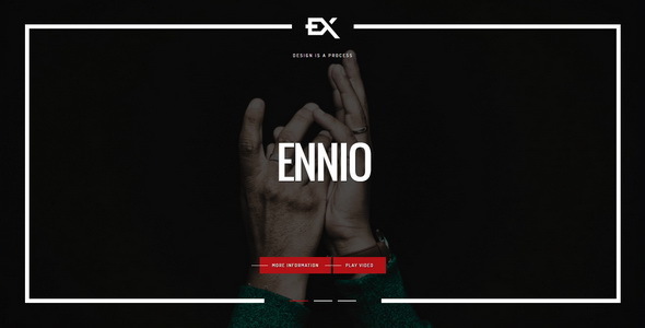 Ennio || Creative Portfolio Template