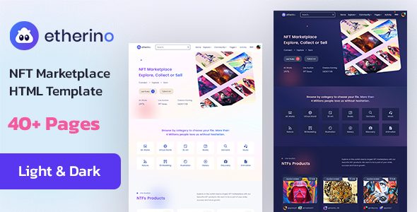 Etherino | NFT HTML Marketplace