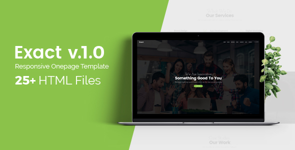 Exact - Multipurpose Responsive Onepage Template