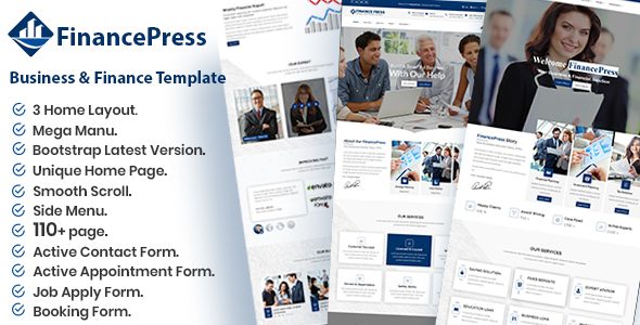 FinancePress - Business and Finance HTML Template