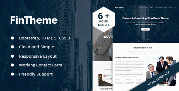 Fintheme - Finance & Consultancy HTML5 Template