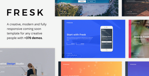 Fresk - Creative Coming Soon Template