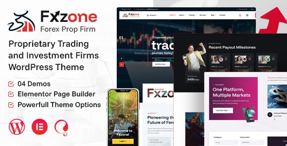 Fxzone - Forex Prop Firm WordPress Theme
