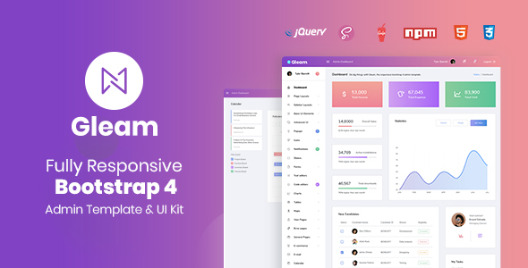 Gleam Bootstrap 5 Admin Template