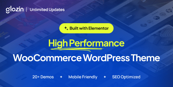 Glozin - Multipurpose WooCommerce WordPress Theme