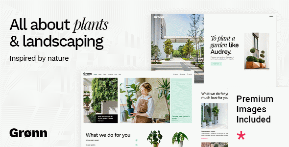 Grønn - Landscaping, Gardening and Flowers WordPress Theme