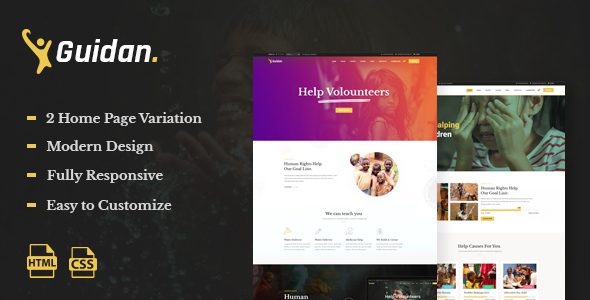 Guidan - NonProfit Charity HTML5 Template