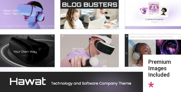 Hawat - Technology and Software Company WordPress Theme