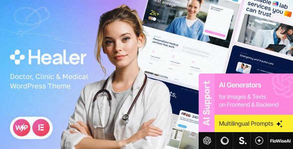 Healer - Doctor, Clinic & Medical WordPress Theme