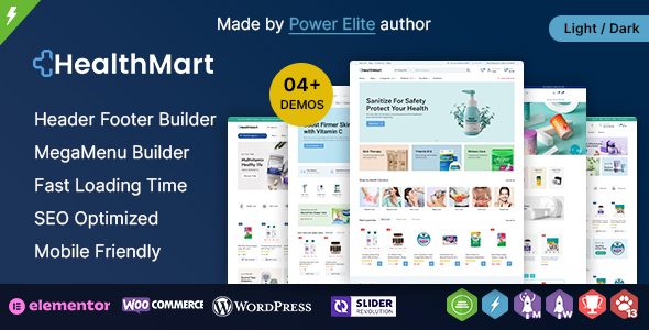 HealthMart - Pharmacy and Medical Store Healthy WordPress Theme