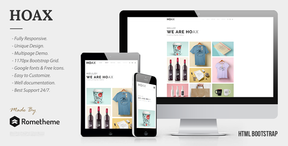 HOAX - Creative Multipurpose HTML Template