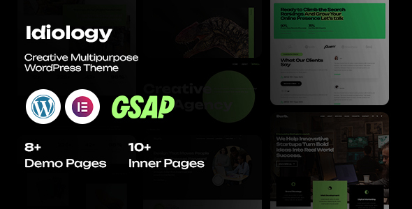 Idiology - Creative & Corporate WordPress Theme