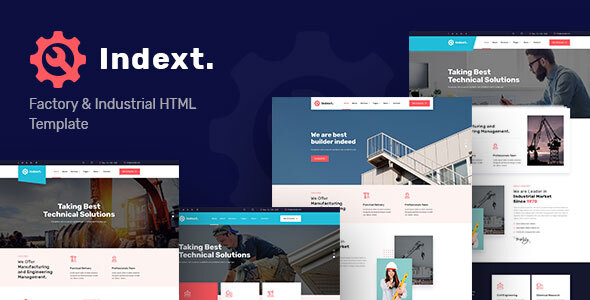 Indext - Industry & Factory HTML Template