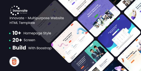 Innovate - Multipurpose Website HTML Template
